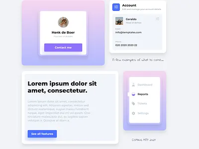 Bubble Style Sheet preview branding bubble kit kith nocode ui