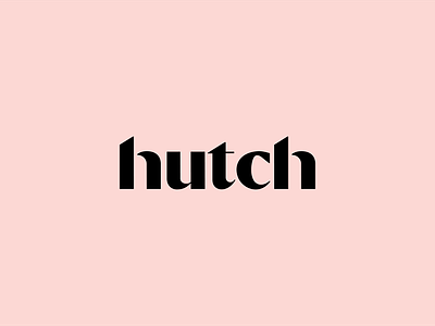 Hutch Interior Design App Branding / Logotype Symbol Design app branding design h hutch identity interior lettermark logo logotype mark minimal symbol typography wordmark