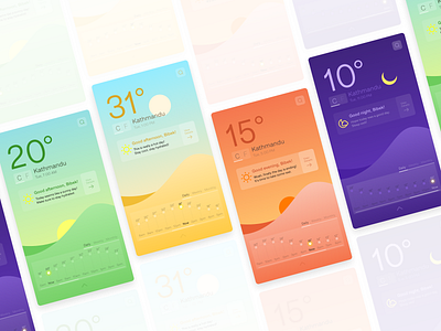 Weather UI design figma figmadesign thevisualx ui uidesign uidesigner uiux weather weather app weeklyui