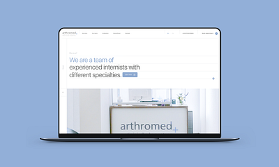 Arthromed - website design and development branding design graphic design minimal ui ux web web design wordpress