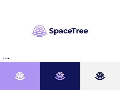 Space Tree - Logo Design abstract logo app bold brand identity branding creative flat logo gradient graphicdesign icon illustration logo logodesign minimal modern logo spaceship symbol tree typography web