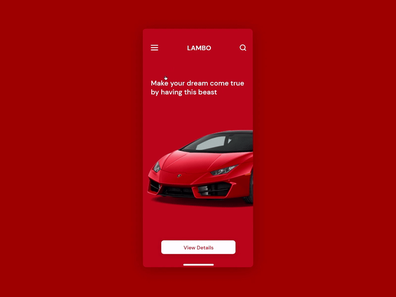 Car 360 rotation UI/UX design 360 animation app design appmockup aroonanim dribbblenepal dribbbleshot graphicdesign microinteraction uiux uiuxdesign