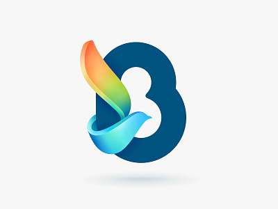 B - Bird Logo brand branding creative logo design icon identity logo logo mark logodesign logofolio logos logotype mark minimal minimalist logo modern logo monogram symbol typography vector