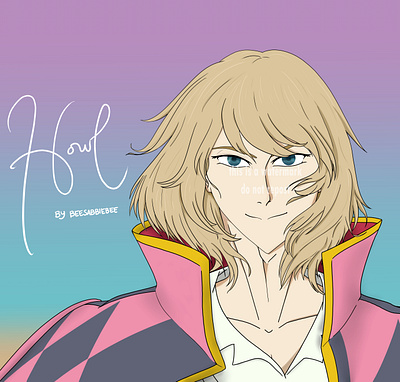 Howl Jenkins Pendragon commission open digital art fanart howls moving castle