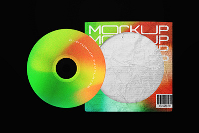 DVD Pack Mockup disc texture