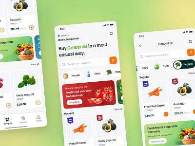 Grocery Mobile App Design | Focofresh app design delivery app design agency e commerce focofresh focotik food delivery fresh food grocery app grocery delivery app grocery market grocery store mobile app mobile app design online shop online store ui ui ux agency ui ux design ux design