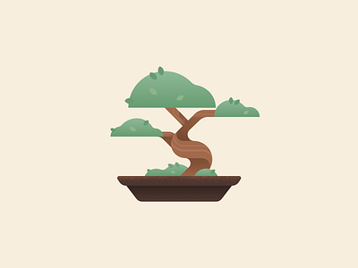 Bonsai bonsai illustration japan tree vector