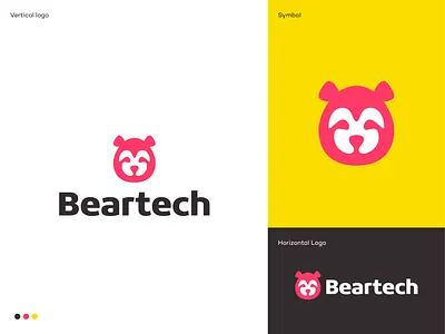 Beartech Logo Design animal backup bear branding cloud data datasafety logo logodesign logodesigner mark protection security symbol tech