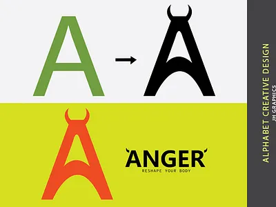 Anger logo fiveer alogo anger branding evillogo evillogo fiverrlogo logoforsale minimal