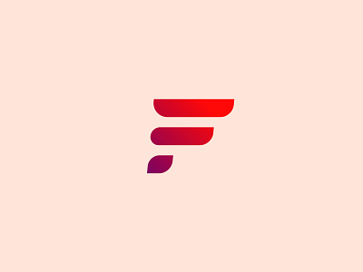 Unused 'F' logo art icon logo typography