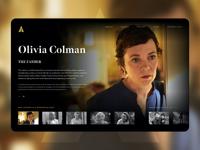 Oscars Redesign Concept awards design film film website iteration new oscars oscars redesign redesign ui ui design uiux ux ux design web web design website