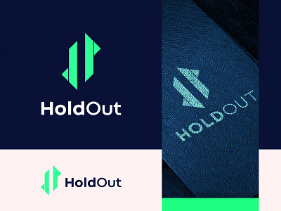 Holdout - Fashion brand logo app app icon brand brand identity branding business concept creative creative logo design designer fashion brand gradient ladies fashion letter logo lettermark logo logo design logotype unisex fashion