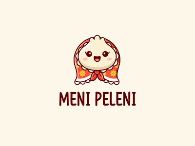 Russian Dumpling adorable brand branding character cute dimsum doll dumpling family food identity illustrative kawaii logo mascot mother russia russian traditional xiao long bao