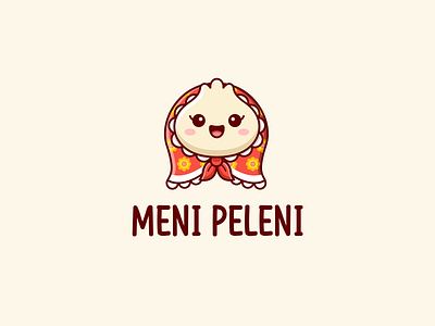 Russian Dumpling adorable brand branding character cute dimsum doll dumpling family food identity illustrative kawaii logo mascot mother russia russian traditional xiao long bao