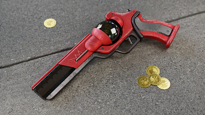 Valorant pistol 3d 3d art 3d artist blender game art pistol stylized valorant weapon