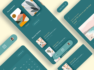 Journal app ui design adobe xd amirgrafix amirislam app design diary diary app journal app minimal app minimal app design minimal ui note app uiux