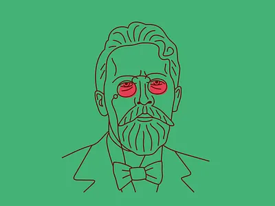 Chekhov antonchekhov branding bread chekhov cherry classic drink glasses grain illustration kvass line art logo orchard playwright russian short story writer