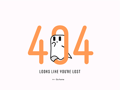 404 ERROR 404 404 error cartoons daily ui dailyui ghost