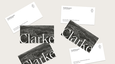 Clarke branding charleston graphic design hotel logo luxury