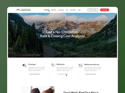 Animas Mountain Mortgage professional responsive typography upqode webdesign wordpress wordpress development