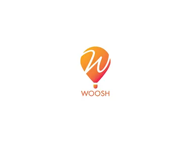 Woosh Balloon Logo adobeillustrator art brand branding color creative design designer illustration logo logo design logo inspiration logobest