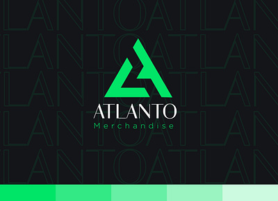 ATLANTO brand branding clean design corporate design flat fresh design graphic design ice cream logo icecream identity logo memorable minimal minimalist modern logo simple logo timeless