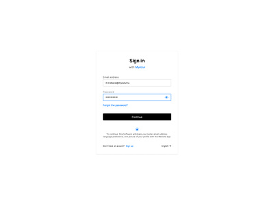 Sign up forms clean design system form input minimal security sign in sign up ui web