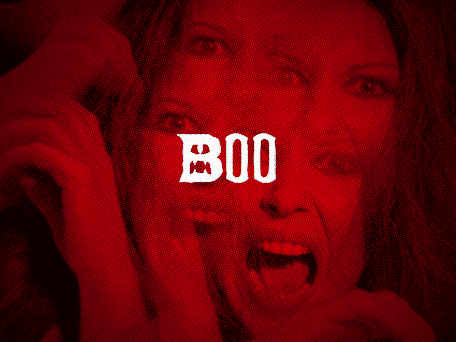 Boo! boo brand branding halloween horror horror movie logo design monster october scary spooky