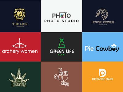 Logo Design animal logo design coffe logo cowboy logo horse logo leaf logo life logo lion logo logo logo design logo idea logo illustration logo mark logodesign logotype photography logo smoke logo