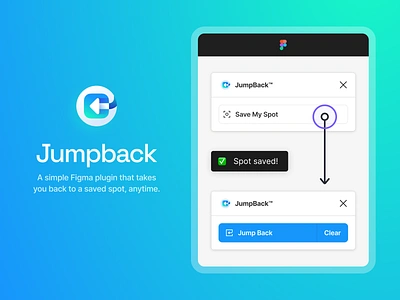 Jumpback (Figma Plugin) app design figma figma app figma plugin free freebie helper inter inter font jump back jumpback modal plugin plugin design productivity ui ui design ux