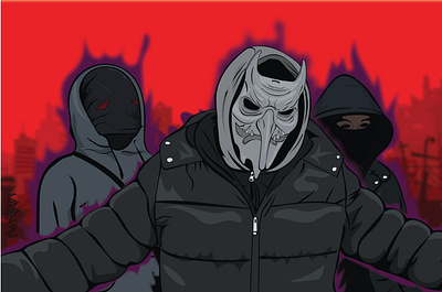 Step/Kweff adobe animation art design devil drill hiphop illustration illustrator music typography ukdrill vector