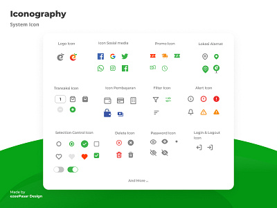 System Icon ezeePasar branding design icon icon design icon set iconography icons identity illustration ui ux