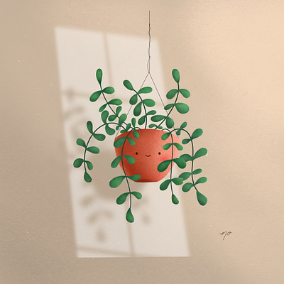 Plant at Home art design drawing graphic design illustration illustrator plant procreate procreate art procreateapp texture