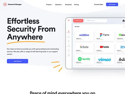 Landing Page Parallax Exploration animation app interaction parallax product design saas ui ux web webflow website