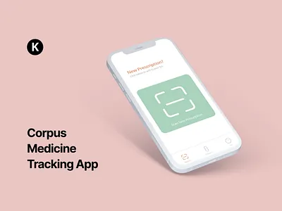 Corpus Medicine Scanning App app art branding clean design flat graphic design minimal ui ux