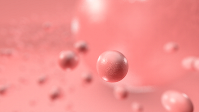 Pink Balls 3d blur cinema glass light pink planet