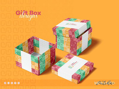 gift box design, Amal's little pals Brand Identity Design brand design branding branding design design graphic design illustration illustrator logo logo design typography