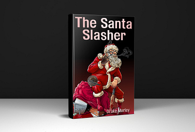 The Santa Slasher book cover design 3d book cover book book cover book cover art book cover design book covers books branding cover cover art cover design design ebook cover ebook cover design illustration kindlecover