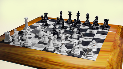 Blender Chess 3d art blender3d chess