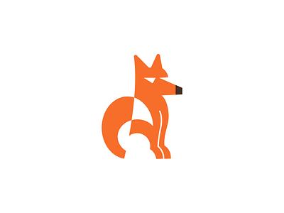 Fox animal brand branding character design elegant fox illustration logo logo design logotype mark mascot minimalism minimalistic modern negative space negativespace sign vector