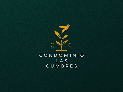 Las Cumbres Condominium Logotype. animation bird brand branding building craf design ecuador graphic design handmade illustration logo motion graphics nature tree type typography ui vector