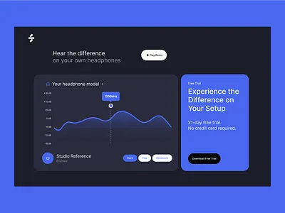 Sonarworks Studio Reference Landing Page audio audio gui design audio user interface digital design graphics gui interface software sonarworks sonarworks headphones sonarworks id sonarworks reference 4 ui user interface user interface graphics ux