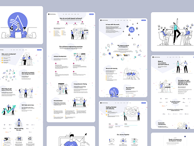 Atlantis Technology - Case Study design illustration illustrations landing page motion design software house softwarehouse ui ui animation ux web web design webdesign webdesigner website