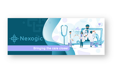 Social Media Banner & Illustrations banner brand identity branding cover image facebook illustration logo medical brand medical logo social media