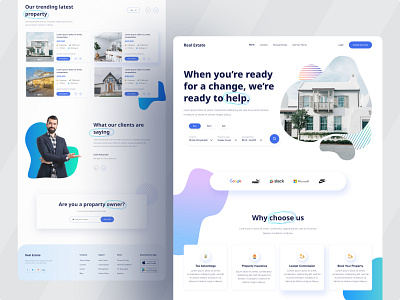 Real Estate Web UI Exploration 2021 trend creative design design system dribbble dribbble best shot landing page popular popular design real estate real estate agent realestate uiux web webdesign website website builder website concept website design websites