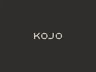 Kojo Brand Identity brand construction industrial lettering logo logo animation logotype motion tech technology typography wordmark