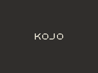 Kojo Brand Identity brand construction industrial lettering logo logo animation logotype motion tech technology typography wordmark