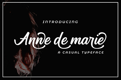 Anne De Marie branding decorative design font illustration minimal strong typeface typography versatile