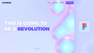 How to Design a Landing Page UI using Figma clean design figma figma design figma tutorial figmadesign flat ui web web design website white