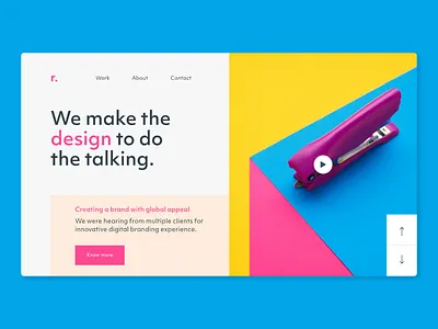 Branding agency website adobexd brandingagency creativecloud daily ui dailyui dribbbleshot flatdesign landing page design landingpage minimalism uidesign uidesigner uiux uiuxdesign userexperiencedesign userinterface userinterfacedesign uxdesign webdesign websitedesign